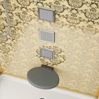 Душевая кабина Niagara Luxe 100x90 NG-7714G поддон низкий, стекло прозрачное, профиль золото
