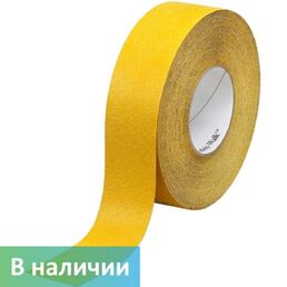 Наклейка "Желтая полоса"  лента с абразивным покрытием для ступеней и других поверхностей 50 мм