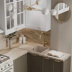 Фасад для кухонного шкафа Ньюпорт 14.7x102.1 см Delinia ID МДФ цвет белый