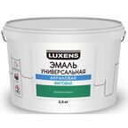 Эмаль акриловая универсальная Luxens цвет зеленый матовый 2.5 кг