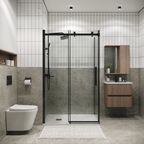 Душевой уголок Grossman Classic 110x80 120.K33.04.1180.42.00 без поддона, стекло прозрачное, профиль графит сатин