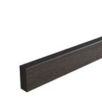 Комплект плинтусов Дуб Конкорд 120x4 см 1 шт 60x4 см 2 шт HPL-пластик цвет коричневый