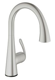 Сенсорный смеситель для кухни GROHE Zedra Touch, суперсталь (30219DC1)