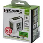 Уровень лазерный Kapro 862 Green зеленый луч, 20 м