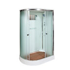 Душевая кабина AvaCan 120x90 D012SR стекло матовое, профиль хром, правая