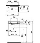 Раковина Laufen Pro 1595.5