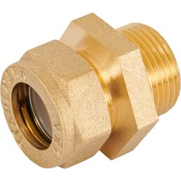 Муфта комбинированная Stahlmann 3/4"x15 мм НР латунь