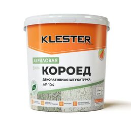 Штукатурка акриловая Klester AP-104 1.5 мм с фактурой Короед (База B) 25 кг