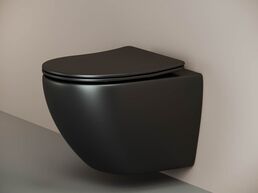 Комплект подвесного унитаза с инсталляцией Ceramica Nova Forma CN4002MB_1002B_1000 черный матовый