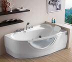 Ванна акриловая Gemy 161x96 G9046 B R белая