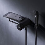 Гигиенический душ Am.Pm X-Joy F0H85A822 с полкой и бумагодержателем, черный матовый