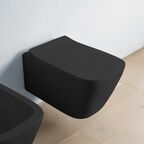 Унитаз подвесной Artceram A16 ASV006 17 00 безободковый, смыв THE REEL, черный матовый