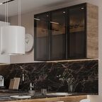Фасад для кухонного ящика Токио 39.7x38.1 см Delinia ID ЛДСП цвет коричневый