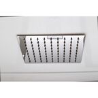 Душевой бокс DTO EM ЕМ4515 LED 150х85 с гидромассажем, стекло матовое, профиль хром