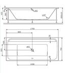 Акриловая ванна 170х75 Am.Pm Inspire 2.0 W52A-170-075W-A
