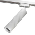 Трековый светильник спот светодиодный поворотный Ritter Artline витой 200x55мм 10Вт до 5 3м² 4000К металл белый