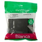 Выключатель встраиваемый Systeme Electric Blanca 1 клавиша цвет антрацит