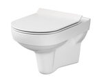 Унитаз подвесной Cersanit CITY Clean On slim MZ-CITY-COn-S-DL с крышкой дюропласт