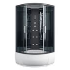 Душевая кабина Erlit Eclipse 100x100 ER5710TP-C24-RUS стекло тонированное, профиль черный