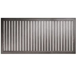 Реечный экран для радиатора МДФ 120x60 см ясень анкор