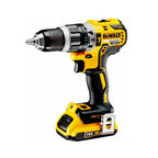 Ударная дрель-шуруповерт DEWALT DCD796D2, 18 В, 2000 об/мин, 34000 уд/мин, с 2 АКБ 2 Ач и ЗУ, в кейсе (DCD796D2-QW)