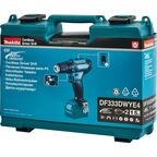 Дрель-шуруповерт аккумуляторная Makita DF333DWYE4, 12 В Li-ion 2x1.5 Ач
