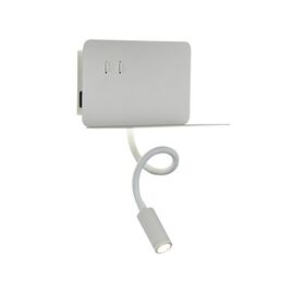 Настенный светильник для чтения светодиодный с USB-поротом и выключателем ST Luce Pinaggio SL1576.501.02