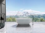 Ванна из искусственного камня Vincea 170x80 VBT-4S04MW белая матовая