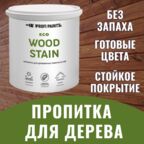 Пропитка для дерева с воском для наружных и внутренних работ ProfiPaints ECO WOOD STAIN 2.7л , Янтарь