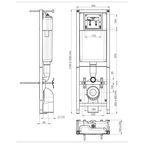 Инсталляция Cersanit для унитаза Leon New с бачком S-IN-MZ-LEON _NEW