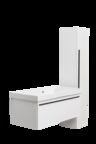 Мебель для ванной комнаты La Fenice Elba 100 см, подвесная, 1 ящик, Bianco