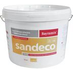 Краска фактурная Bayramix Sandeco с эффектом песка цвет белый 15 кг
