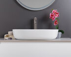Раковина накладная BelBagno BB1348 61 см белая