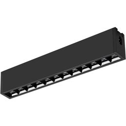 Линейный настенно-потолочный светильник LED CLIP-38-LASER-S330-12W Day4000 (BK, 36 deg, 24V) (Arlight, IP40 Металл, 3 года) 029007