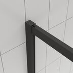 Душевой уголок Veconi Evo 80x80 E3-B-8080-01-C9 стекло прозрачное, профиль черный матовый, без поддона