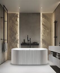 Ванна акриловая Ceruttispa Ceza's 170x75 CT9330 отдельностоящая, белая