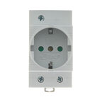 Розетка щитовая модульная EKF PROxima РДЕ-47 (mdse-47-pro) 230 В 16 А 1P+N+PE