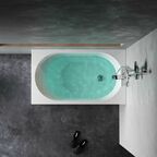 Ванна акриловая AM.PM X-Joy, 120x70 см, цвет белый, овальная