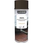 Эмаль аэрозольная для металлочерепицы и водостоков Luxens глянцевая цвет шоколадно-коричневый 520 мл