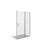 Душевая дверь в нишу Makiato WTW-OD-120-C-WE, 185x120 см хромированный профиль прозрачное стекло распашная