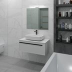 Мебель для ванной комнаты La Fenice Elba 100 см, подвесная, 1 ящик, Bianco