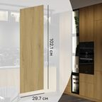 Фасад кухонного шкафа Верея 29,7x102.1 см DELINIA ID ЛДСП цвет Светлое дерево