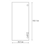 Фасад кухонного шкафа Верея 44.7x102.1 см DELINIA ID ЛДСП цвет Светлое дерево