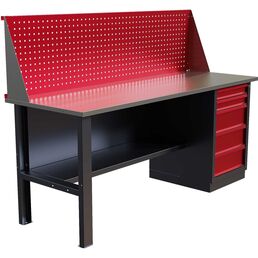 Слесарный однотумбовый верстак IRONMEBEL worky WK-5 M-IM00164K
