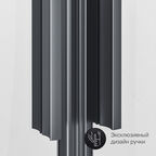 Душевой уголок Am.Pm Gem 120х80 W90G-404-120280-BT стекло прозрачное, профиль черный матовый