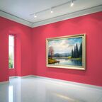 Краска водоэмульсионная для стен и потолков износостойкая матовая Profipaints SILVER INTERIOR VISION 0.9л , Ягодный щербет