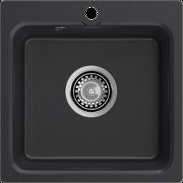 Кухонная мойка Granfest Smart 43 см 430 черная