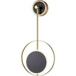 Бра светодиодный Escada Hypnosis 10206/SG LED Black/Gold 7Вт, 510Лм, 4000К, Ra>80, металл, черный/золото