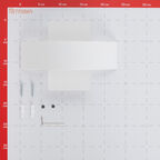 Светильник светодиодный садово-парковый настенный Arte Lamp Croce 3000К 6 Вт IP54 (A1444AP-1WH)