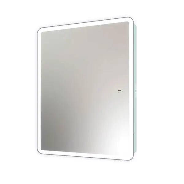 Шкаф зеркальный подвесной Flash с LED-подсветкой и подогревом 50x80 см цвет белый